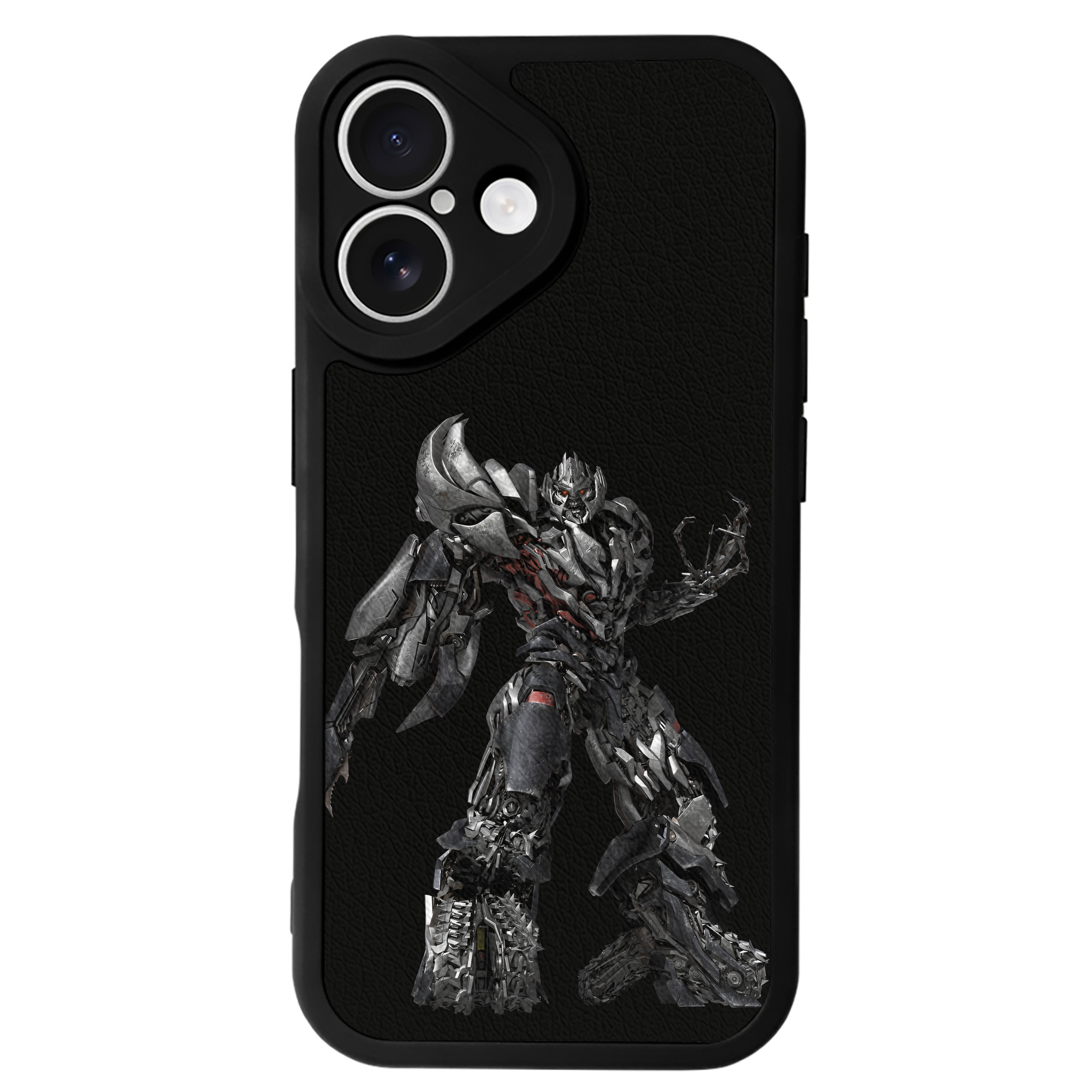 （画像用） Transformers トランスフォーマー 【iPhone 16シリーズ対応】シリコンスマホケース（レザー調） 材質：シリコン